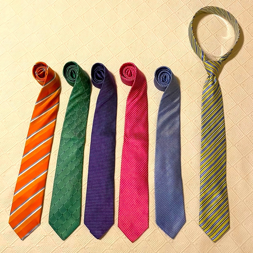 Bocara Ties, multi color, buy the group. 59-61”